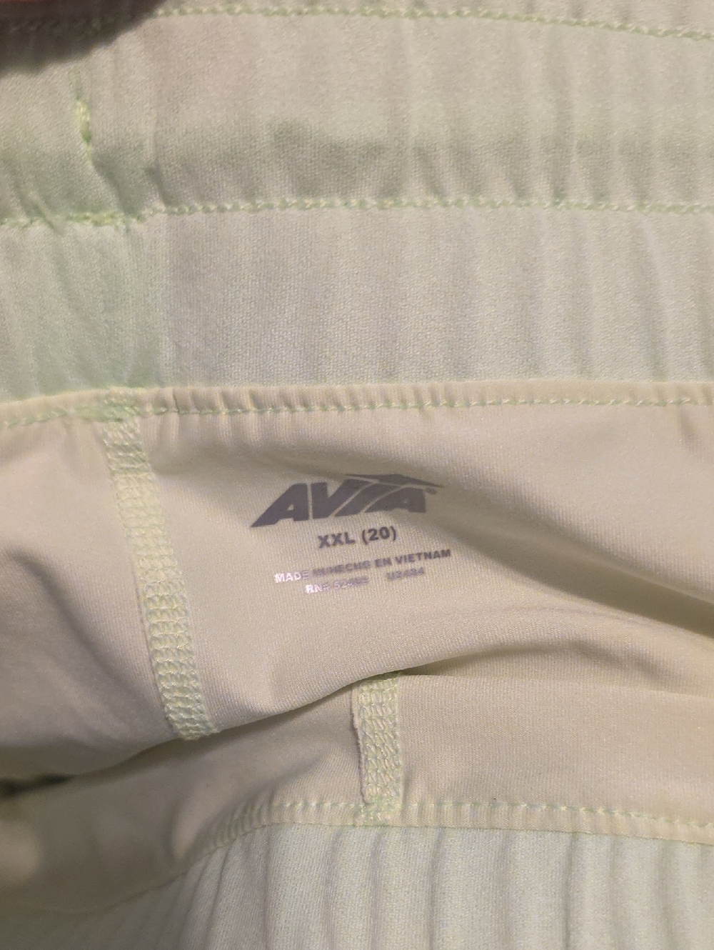 Avia Pale Green Athletic Shorts